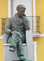 Statue von Federico Garcia Lorca